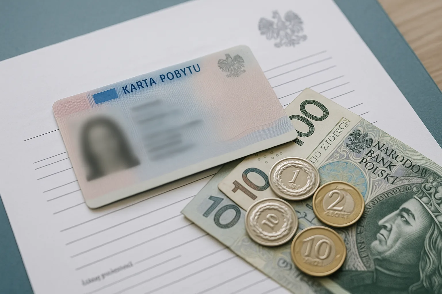 Za co płacisz ubiegając się o kartę pobytu w 2026 roku?